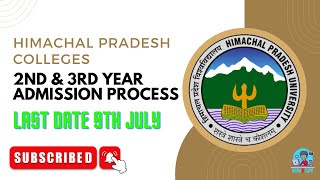 How to Fill  Admission form for 2nd and 3rd year prospectus Fee HPU Colleges Admission in details [upl. by Eagle]