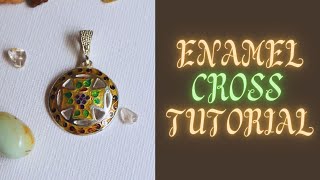 Cloisonné enamel crosses tutorial [upl. by Erdnoid230]