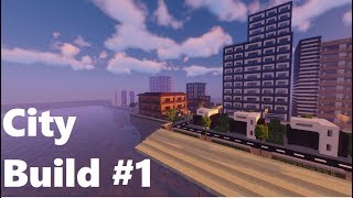 City Build 1  Getting Started Minecraft Timelapse [upl. by Giacinta]