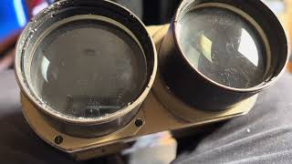 WWII German bomber binoculars [upl. by Shakespeare]