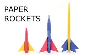 Paper Rockets  STEM Activity [upl. by Neelia]