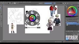 Speedpaint1 Rantaro Amami x Kaede Akamatsu  Danganronpa [upl. by Cordula424]