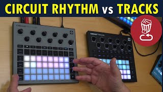 Review Circuit RHYTHM vs TRACKS Samplingslicing tutorial All factory presets  Novation Circuit [upl. by Meesak498]