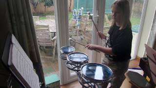 Rototoms  practising timpani [upl. by Neeliak956]