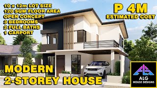 120 sqm 3Bedroom House Design 2025  ALG DESIGNS 1 [upl. by Zeta]