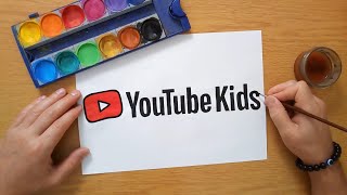 YouTube Kids logo  painting [upl. by Aciretehs675]