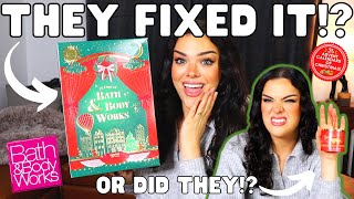 THEY FIXED THE PROBLEMOR DID THEY Bath amp Body Works Advent Unboxing 25 Calendars 12 [upl. by Rechaba]