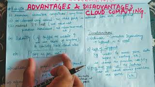 Lecture 3 Advantages and Disadvantages of Cloud Computing  Cloud Computing Benefits [upl. by Eletnahc]