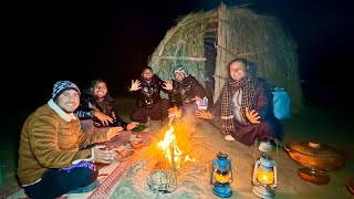 A Cold Spring Night in Forest  Living Night On The Bank Of River  Mubashir Saddique  Village Food [upl. by Sliwa]