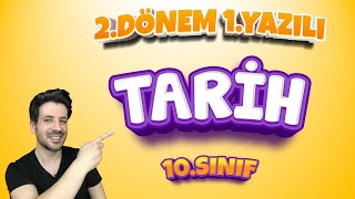 10 SINIF TARİH 2 DÖNEM 1 YAZILI  2023 [upl. by Adrell]