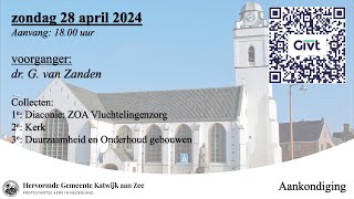 28042024 1800u dr G van Zanden [upl. by Elvina]