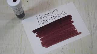 Noodlers RedBlack writing sample [upl. by Gherlein]