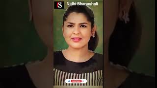 Nidhi Bhanushali Life Journey Now ❤💓💖 viral nidhibhanushali youtubevideo fanstar [upl. by Wyler]