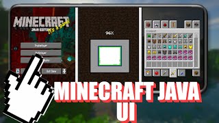 How To Get Java UI for MCPE 117  Minecraft Bedrock Edition  Mobile Console Windows 10 [upl. by Shawna]