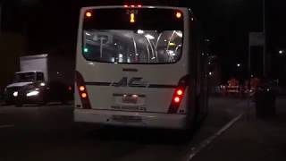 A Ride on an AC Transit Articulated Van Hool AG300 [upl. by Neelyhtak]