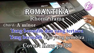 ROMANTIKA  Rhoma Irama Karaoke Dangdut Korg Pa300 [upl. by Kcirdaed]