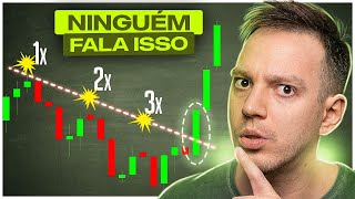 A VERDADE SOBRE LINHAS DE TENDÊNCIA COMO TRAÇAR [upl. by Ycrad]