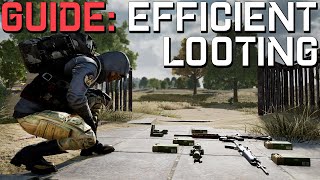 GUIDE LOOTING IN PUBG  What to loot How to loot Where to loot [upl. by Cato66]