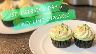 ST PATRICK’S DAY KEY LIME CUPCAKES [upl. by Nnylacissej]