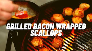 Grilled Bacon Wrapped Scallops [upl. by Ghiselin374]