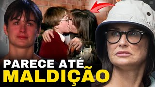 O filme GHOST levou DEMI MOORE ao sucesso mas os escândalos a levaram à queda [upl. by Yrreb]