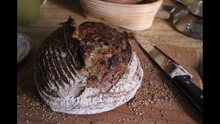 Five Seed Sourdough Bread  Tartine Style [upl. by Jennette]