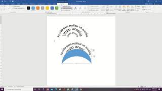 Como realizar un arcoíris en Word [upl. by Willard565]