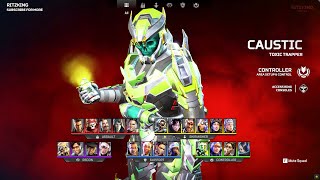 NEW CAUSTIC PRESTIGE Skin and Finisher  Apex Legends Season 16 [upl. by Deanna]