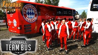 FERNBUS DLC Football Team Bus  Fernbus Coach Simulator  Simul8 Gaming with Wheel Cam [upl. by Urania]