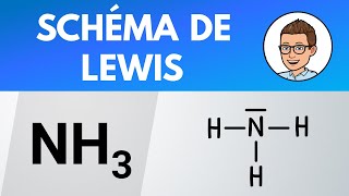 Schéma LEWIS ✏️ NH3  ammoniac  PhysiqueChimie [upl. by Emsoc]