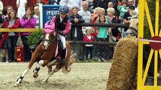 Malu 7 und Senna  Ponyrennen in Marienheide am 17072016 [upl. by Edythe]