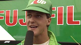 Michael Schumachers F1 Debut  1991 Belgian Grand Prix [upl. by Zubkoff]