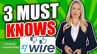 Wise  TransferWise Review  3 Must Knows [upl. by Adnauqahs374]