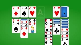 How to Play Klondike Solitaire 1 Draw [upl. by Ahsitruc854]