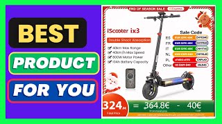 iScooter iX3 Electric Scooter 800W 10Ah [upl. by Neerehs911]