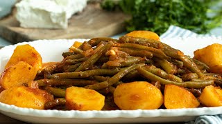 Fasolakia Greek Green Bean Casserole for Thanksgiving [upl. by Drue]