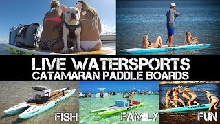 Live Watersports Catamaran Paddleboards iCAST 2017 Report [upl. by Ivanna288]