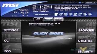 MSI FM2A85XMAE35 Micro ATX Motherboard UEFI BIOS Tutorial [upl. by Anileva958]