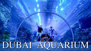 Exploring DUBAI AQUARIUM amp UNDERWATER ZOO [upl. by Ahsinrev]