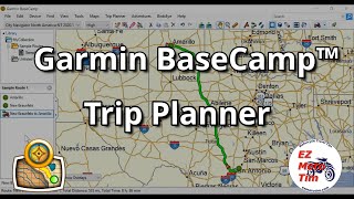 Garmin BaseCamp™ Trip Planner [upl. by Trefor637]