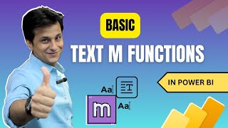 185 Basic Text M Functions in Power BI Power Query  Power BI Tutorial for Beginners [upl. by Fisken407]