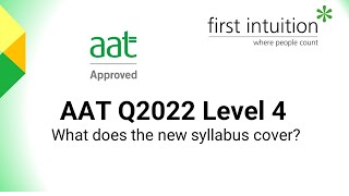 AAT Q2022  Level 4 Syllabus [upl. by Solomon]