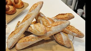 Baguette Spéciale بكات سبيسيال خبز راائع و ناجح 👌بدون عجن و بدون تعب [upl. by Siram]