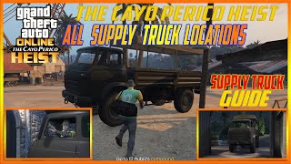 All Supply Truck Locations Guide GTA Online The Cayo Perico Heist Scope Out Prep GTA V Walkthrough [upl. by Artur771]