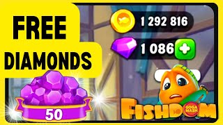 5 Ways How To Get FREE Diamonds in Fishdom [upl. by Eceirtal]