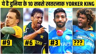 Top 10 Yorker King In Cricket History  The Factwood [upl. by Shelden599]