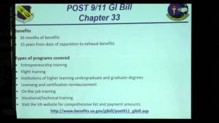 Montgomery amp Post 911 GI Bill Information amp Benefits [upl. by Weight315]