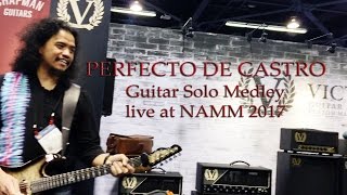 NAMM 2017 Perfecto De Castro live performance at Chapman GuitarsVictory Amps booth [upl. by Nahtanod]