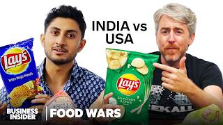 US vs India Lay’s  Food Wars  Insider Food [upl. by Derby]