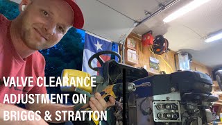 How to Adjust Valves on Briggs amp Stratton Engine THE CORRECT WAY [upl. by Ansel]